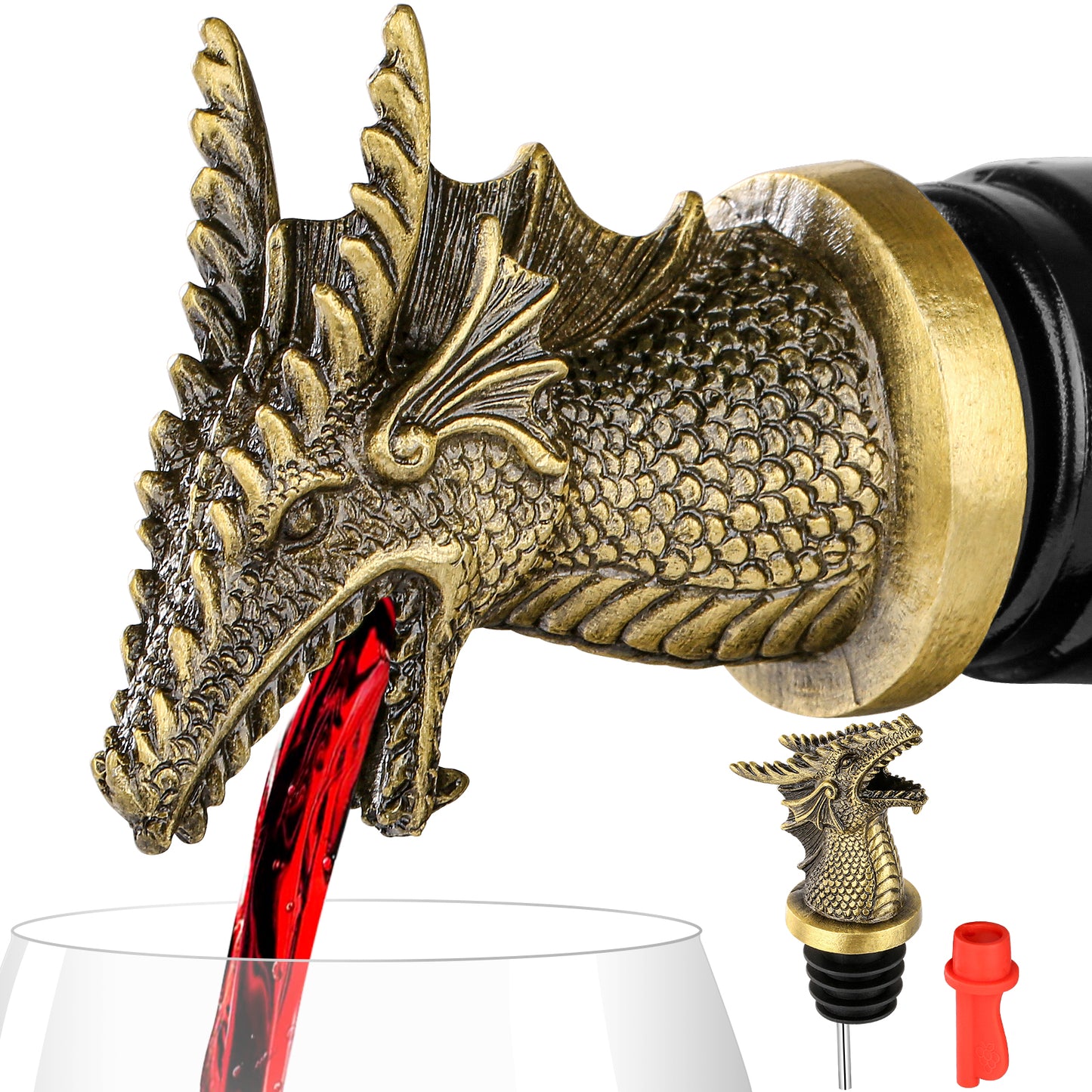 Dragon Wine Pourer & Stopper