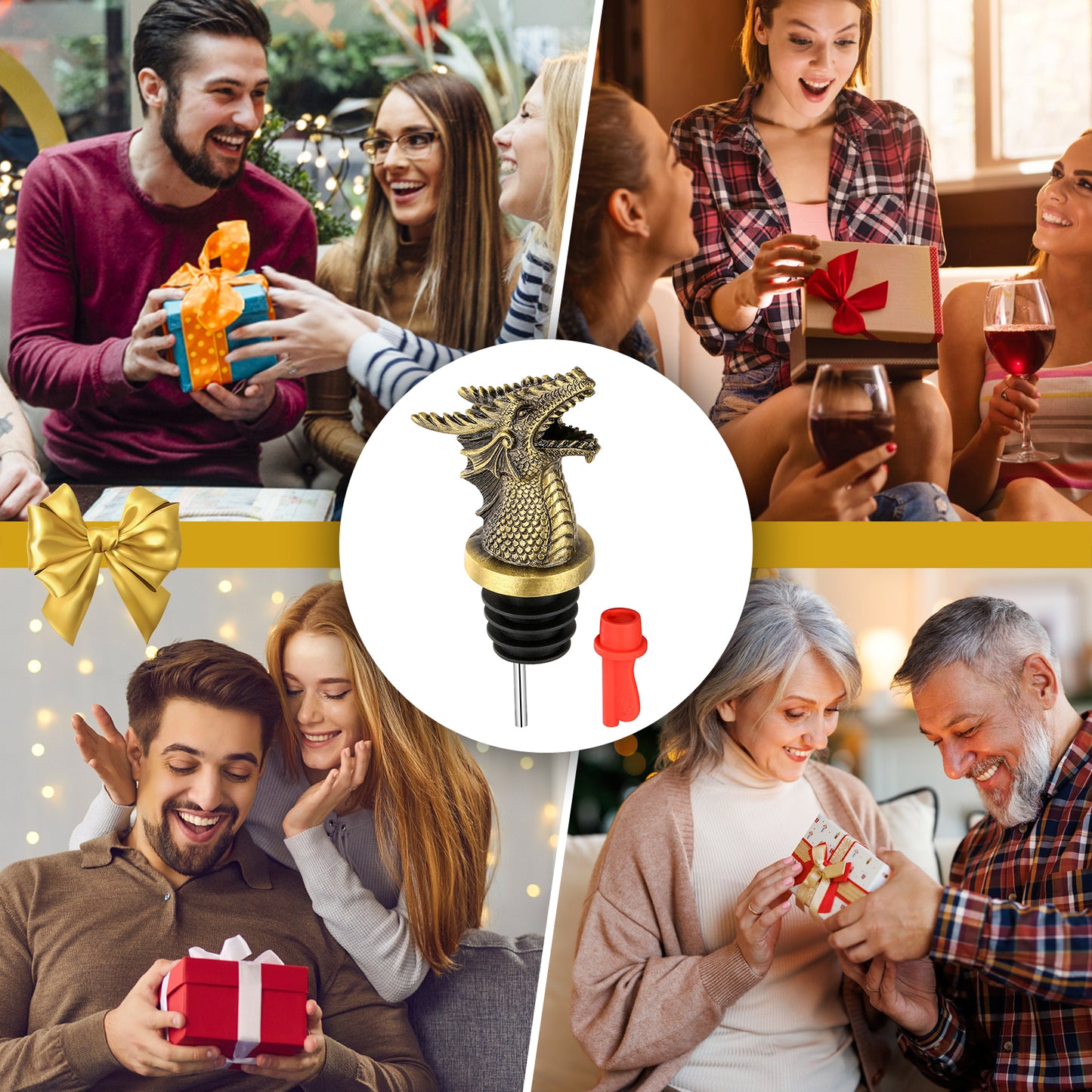 Dragon Wine Pourer & Stopper